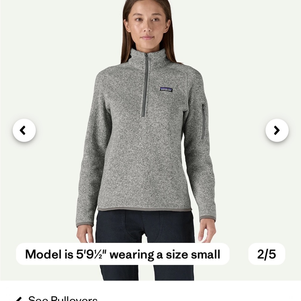 Patagonia Better Sweater Quarter-Zip Fleece Pullover - Picture 4 of 4